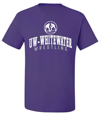 Freedomwear T-Shirt UW-Whitewater over Wrestling