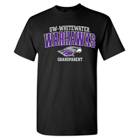 Grandparent: T-Shirt UW-Whitewater Warhawk over Mascot and Grandparent