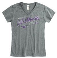 New Agenda V-Neck T-Shirt UW-Whitewater Script