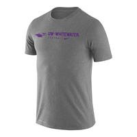 Nike Dri-Fit T-Shirt with Mascot next to UW-Whitewater over Football