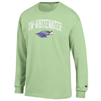 Champion Long Sleeve Shirt UW-Whitewater over Mascot