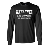 MV Sport Long Sleeve Shirt Warhawks over 1868 With UW-Whitewater
