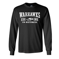 MV Sport Warhawks over 1868 With UW-Whitewater Long Sleeve T-Shirt