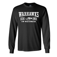 MV Sport Warhawks over 1868 with UW-Whitewater Long Sleeve T-Shirt