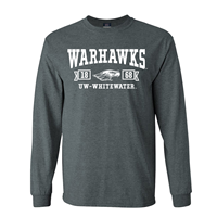 MV Sport Warhawks over 1868 With UW-Whitewater Long Sleeve T-Shirt