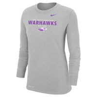Women's Long Sleeve Shirt UW-Whitewater over Warhawks Est 1868