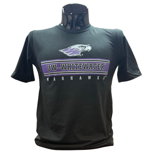 Freedom Wear T-Shirt Mascot over UW-Whitewater over Warhawks - main view