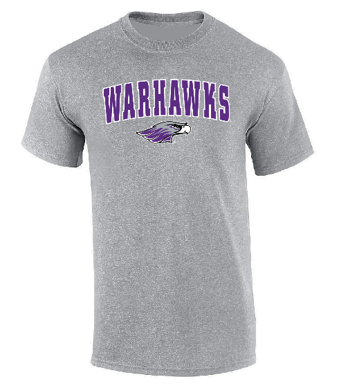Ouray Warhawks over Mascot T-Shirt (SKU 106576456)