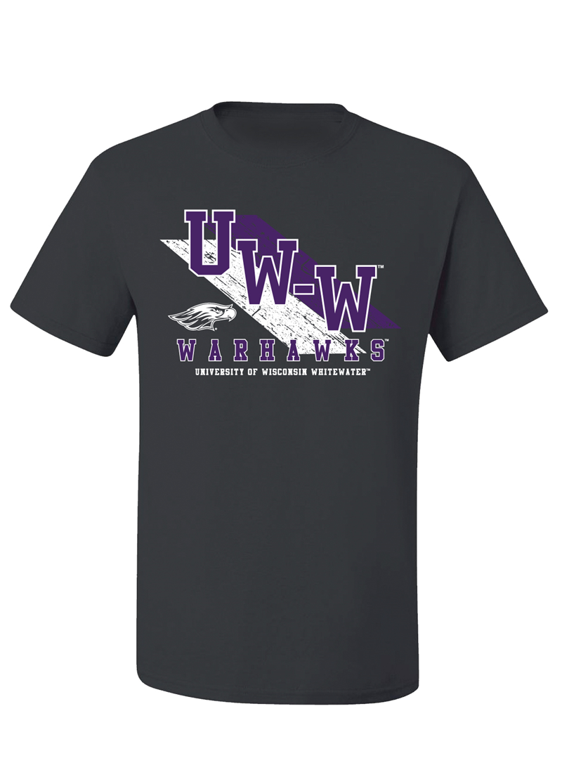 T-Shirt:  UW-W Diagnol Design (SKU 10614211123)