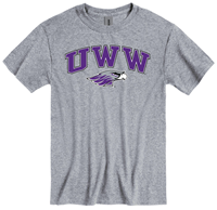 Image of New Agenda T-Shirt with UWW over Mascot -  2