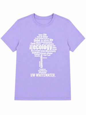 Recover T-Shirt from Recycled Materials -  purple