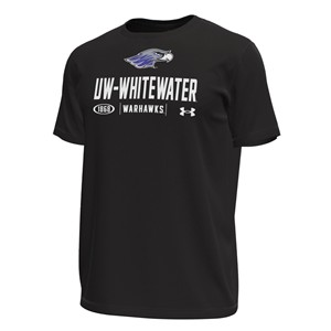 Underarmor T-Shirt Dri-Fit Mascot over UW-Whitewater Warhawks - main view