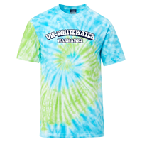 T-Shirt: UW-Whitewater over Warhawks Groovy Tie Dye