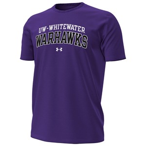 Underarmor T-Shirt UW-Whitewater over Warhawks Block Letters - main view