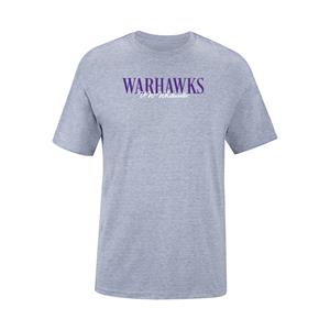 Image of Uscape T-Shirt with Warhawks over Cursive UW-Whitewater