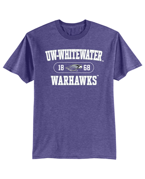 Freedomwear T-Shirt UW-Whitewater 1868 Mascot over Warhawks