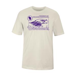 Image of Uscape UW-W over Stamp Warhawks Script