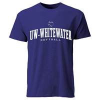 T-Shirt UW-Whitewater over Softball