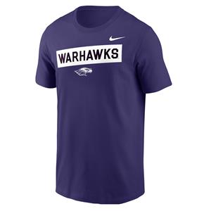 Image of Nike T-Shirt Warhawks in Box over Mascot -  purple