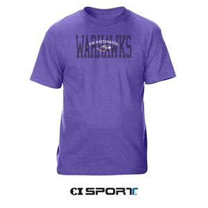 Image of CI Sport T-Shirt Warhawkd BAckground UW-W over Mascot