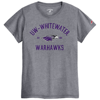 League T-Shirt UW-Whitewater over Est. 1868 and Mascot