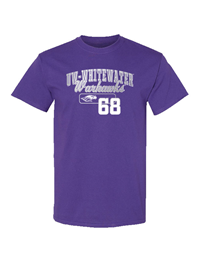 Freedomwear T-Shirt UW-Whitewater Warhawks Glitter Text