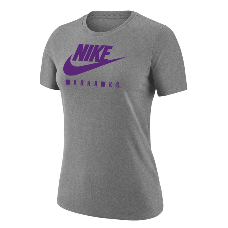 Women s Dri Fit Cotton T Shirt Nike over Warhawks UW Whitewater Bookstore