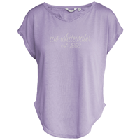 Image of Camp David T-Shirt with Cursive UW-Whitewater Est. 1868 -  lavender