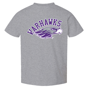 Freedomwear Toddler T-Shirt with Warhawks over Mascot -  heather