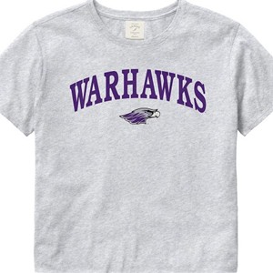 League T-Shirt Cropped Warhawks over Mascot -  ash