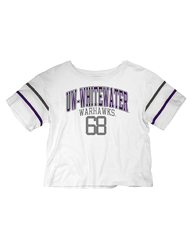 women's football crop top