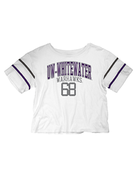 Blue 84 Football Crop Top