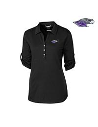 Cutter & Buck V-Neck Button Up Polo