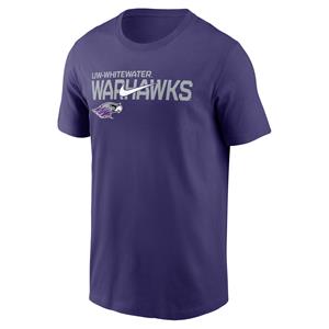 Image of Nike Dri-Fit T-Shirt with UW-Whitewater Warhawks over Mascot Head