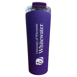 Tumbler - 24oz Purple University of Wisconsin Whitewater - main view