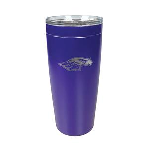 Image of Tumbler - 20 oz Purple with Etched Mascot