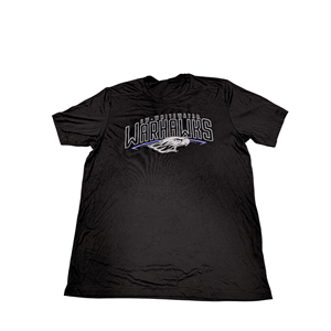 College House Athletic Feel T-Shirt with Outlined UW-Whitewater over Warhawks over Mascot - main view