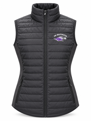 Columbia Vest Hybrid with UW-Whitewater Arched over Mascot - main view