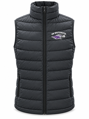 Columbia Women's Vest UW-Whitewater Arched over Mascot - main view