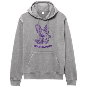 L2 Brand Hooded Sweatshirt with Vintage Weathered Bird - main view