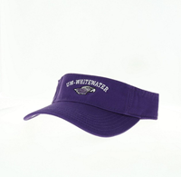 Visor - Embroidered UW-Whitewater over Mascot