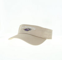 Image of Visor - Embroidered UW-Whitewater over Mascot -  1