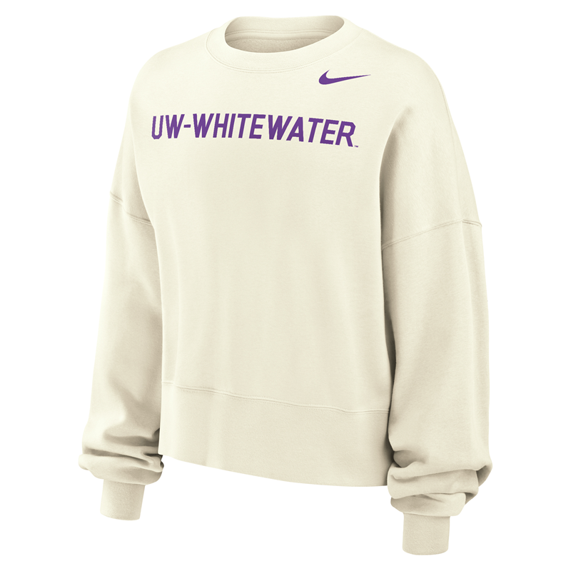 Nike Crewneck Sweatshirt Women s Cut with UW Whitewater UW Whitewater Bookstore