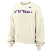Image of Nike Crewneck Sweatshirt Women's Cut with UW-Whitewater -  sail
