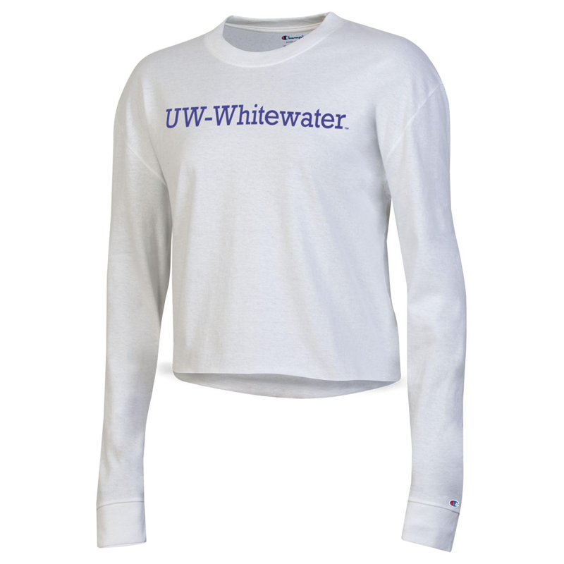Champion Long Sleeve Crop Top UW-Whitewater (SKU 1064723394)