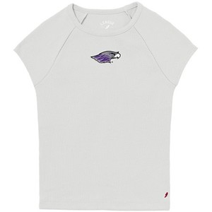 League T-Shirt White with Mascot in the Middle - main view