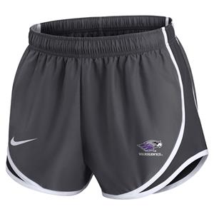 Nike Dri-Fit Women's Tempo Shorts Mascot over Warhawks -  charcoal