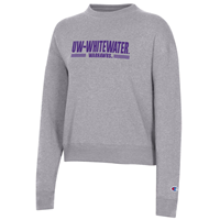 Champion Womens Velvet Lettering Crewneck Sweatshirt