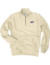 Blue 84 1/4 Zip Crew Sweatshirt with Pocket