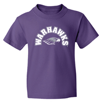 Freedomwear Youth T-Shirt Warhawks arched over Mascot